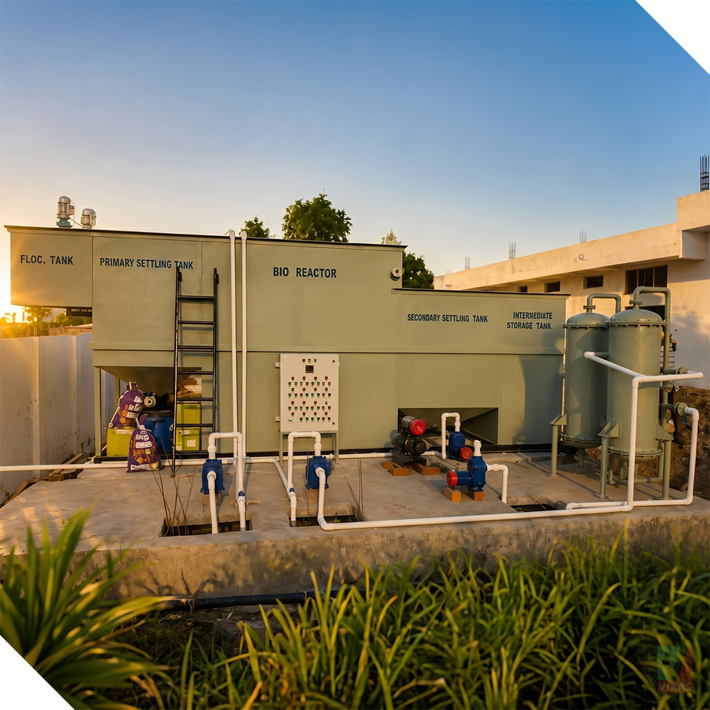 Effluent treatment Plant for Dairy Industry